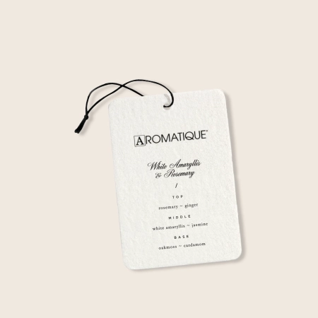 WHITE AMARYLLIS AROMA CARDS 23-2