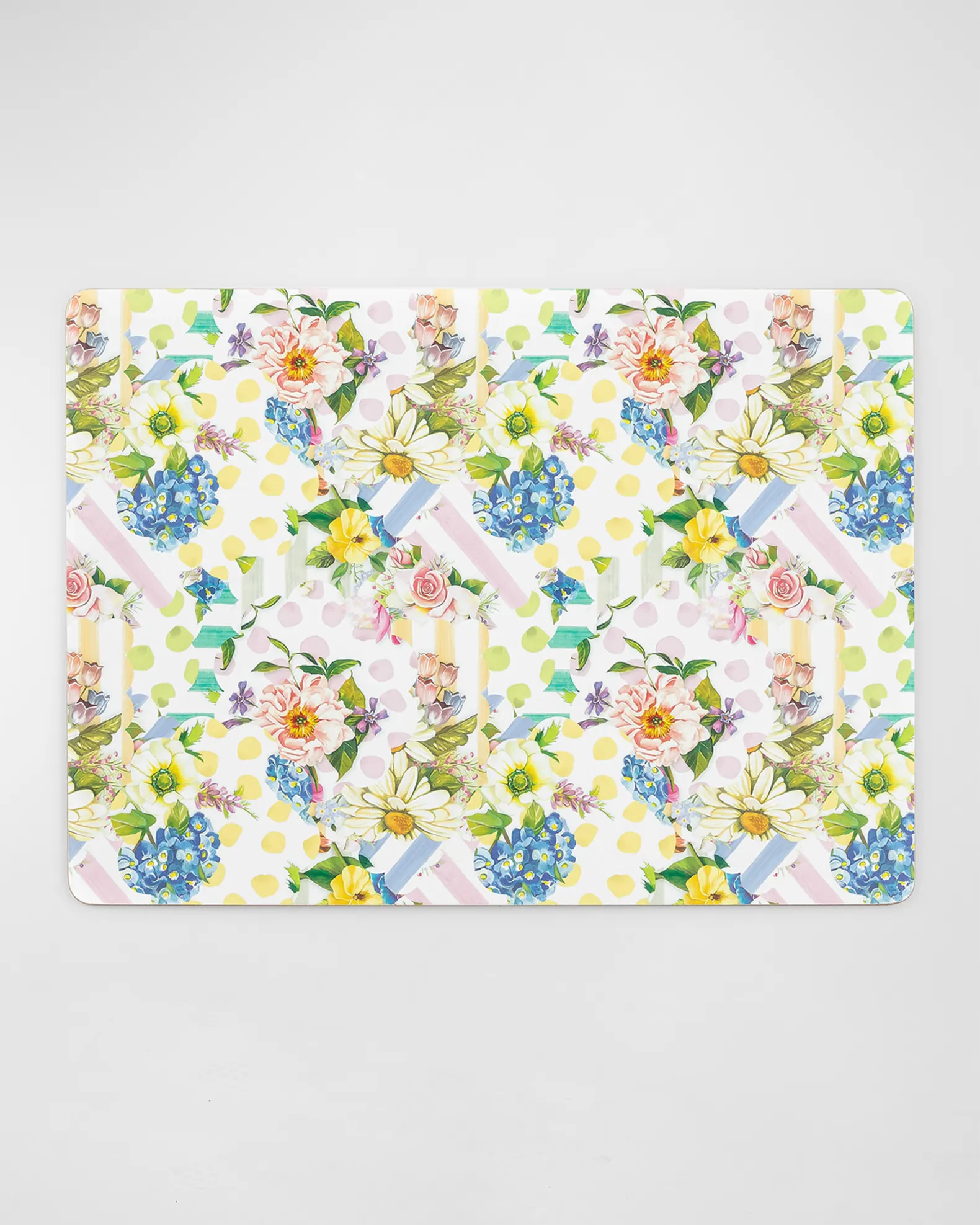 wildflowers cork back placemats - set of 4