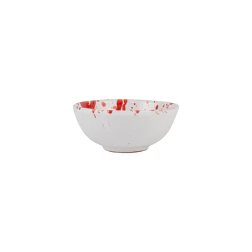 Amalfitana Red Splatter Dipping Bowl