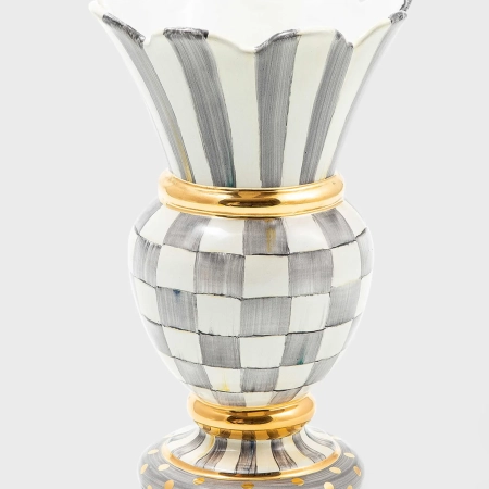 sterling check great vase