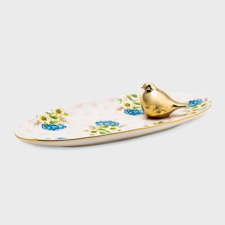 wildflowers trinket tray