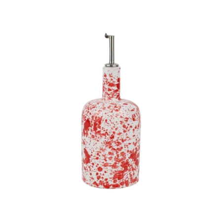 Amalfitana Red Splatter Olive Oil Bottle