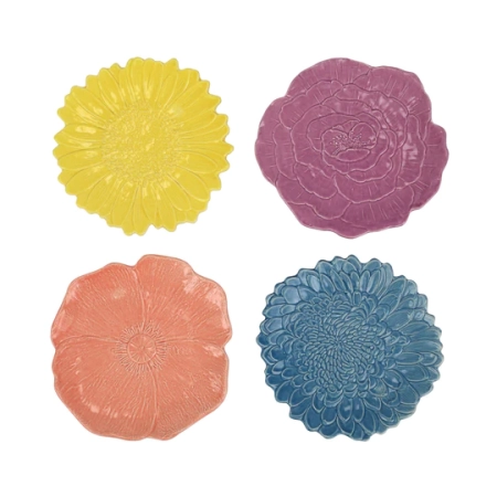 Fiori di Campo Figural Assorted Salad Plates – Set of 4