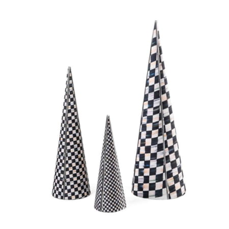 courtly cone trees – set of 3