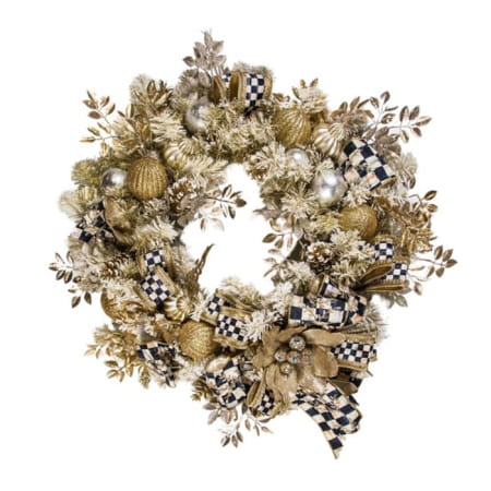 glam up illuminated wreath