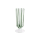 NUOVO STRIPE GREEN CHAMPAGNE GLASS