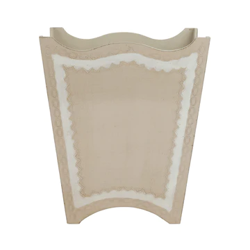 Florentine Wooden Accessories Taupe Waste Basket