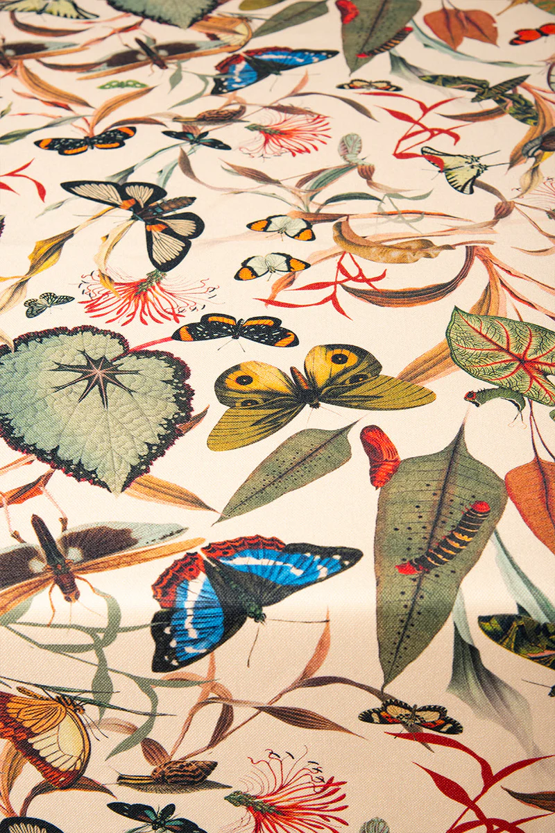 Butterfly Aqua - Tablecloth 59X118 INCH - Imagen 2
