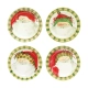 Old St. Nick Assorted Dinner Plates – Set of 4
