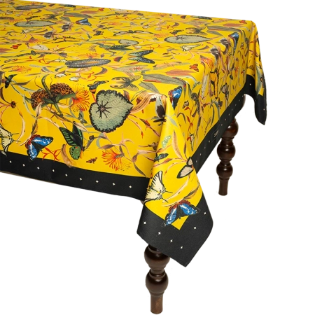Mantel Yellow Butterfly 150cm x 300cm / 59in x 118 1 in