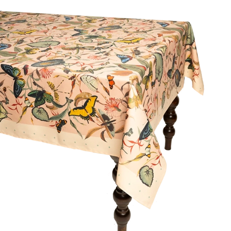 Mantel Ivory Butterfly 150cm x 350cm 59in x 137 7in