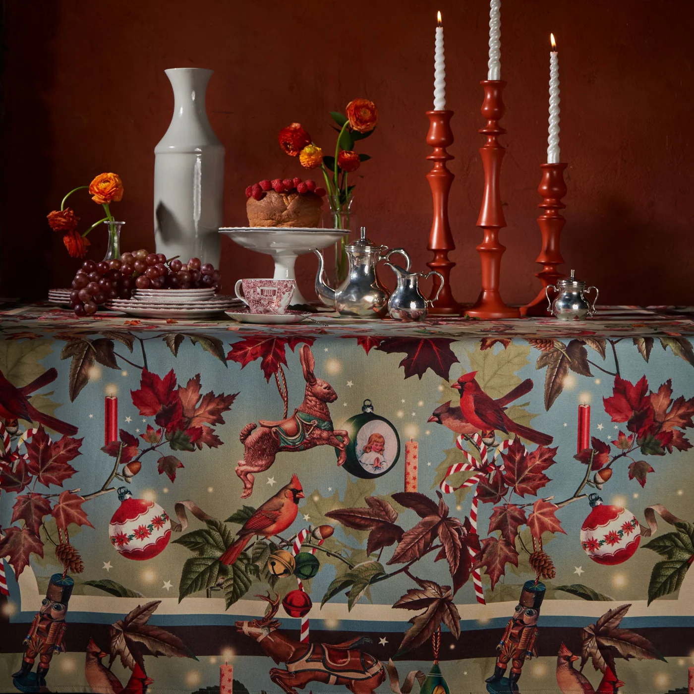 Mantel Cascanueces 150cm x 350cm 59in x 137 7in - Imagen 2